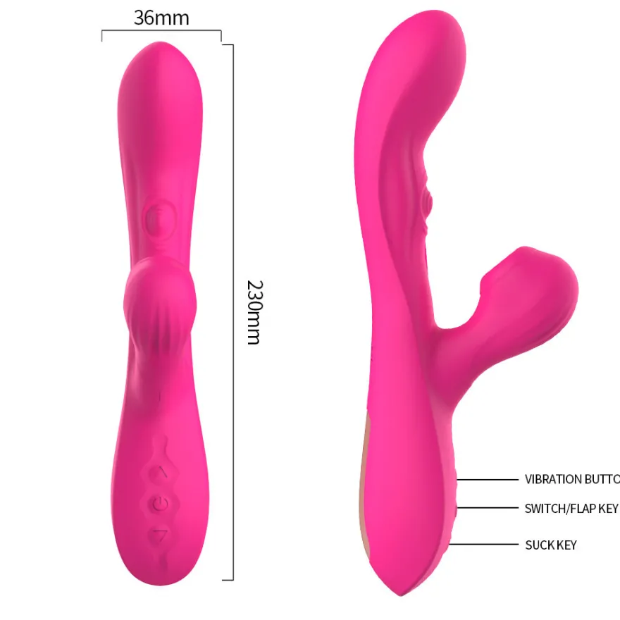 Vibrator Stimulation Klitoris Wasserdicht USB GM-323 Pink
