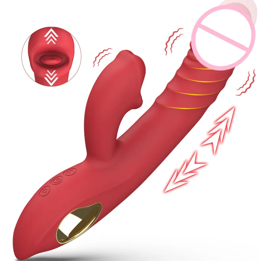 Vibrator Stimulation Klitoris Wasserdicht USB GM-510 Rot