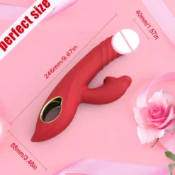 Vibrator Stimulation Klitoris Wasserdicht USB GM-510 Rot