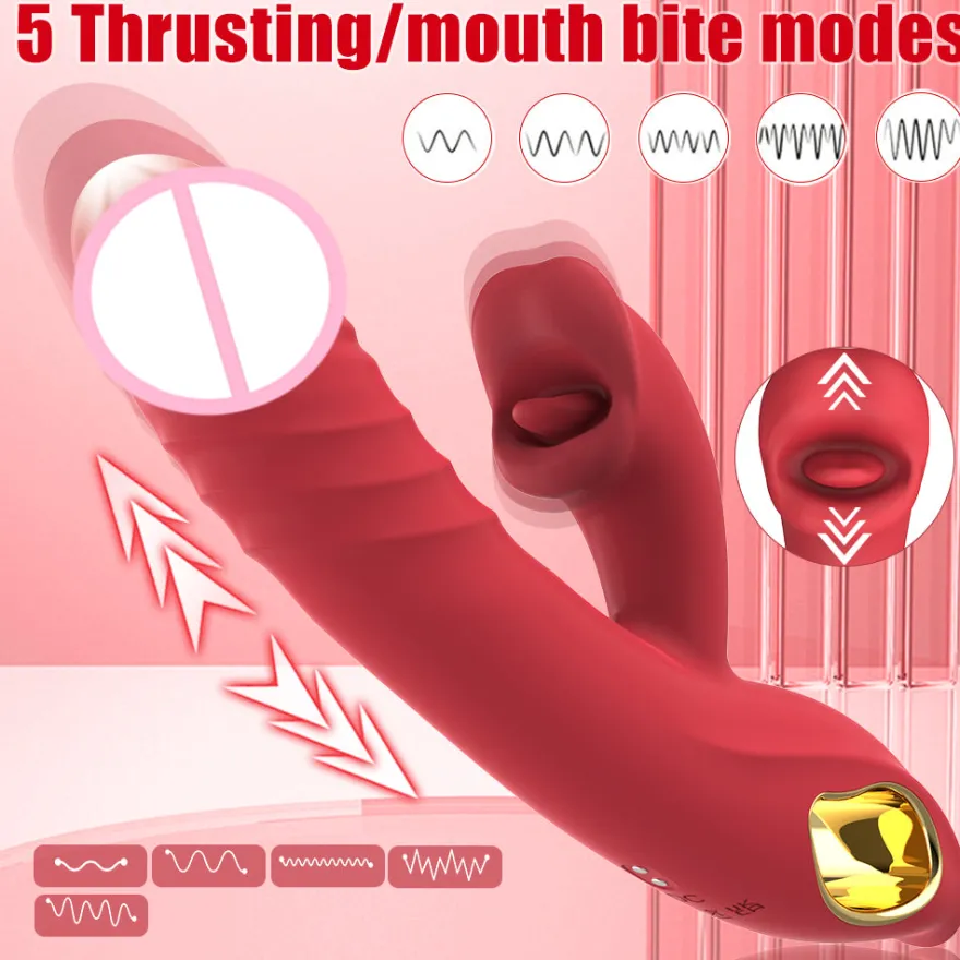 Vibrator Stimulation Klitoris Wasserdicht USB GM-510 Rot
