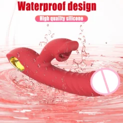 Vibrator Stimulation Klitoris Wasserdicht USB GM-510 Rot