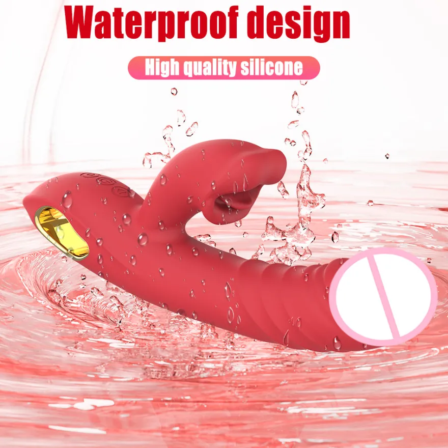 Vibrator Stimulation Klitoris Wasserdicht USB GM-510 Rot