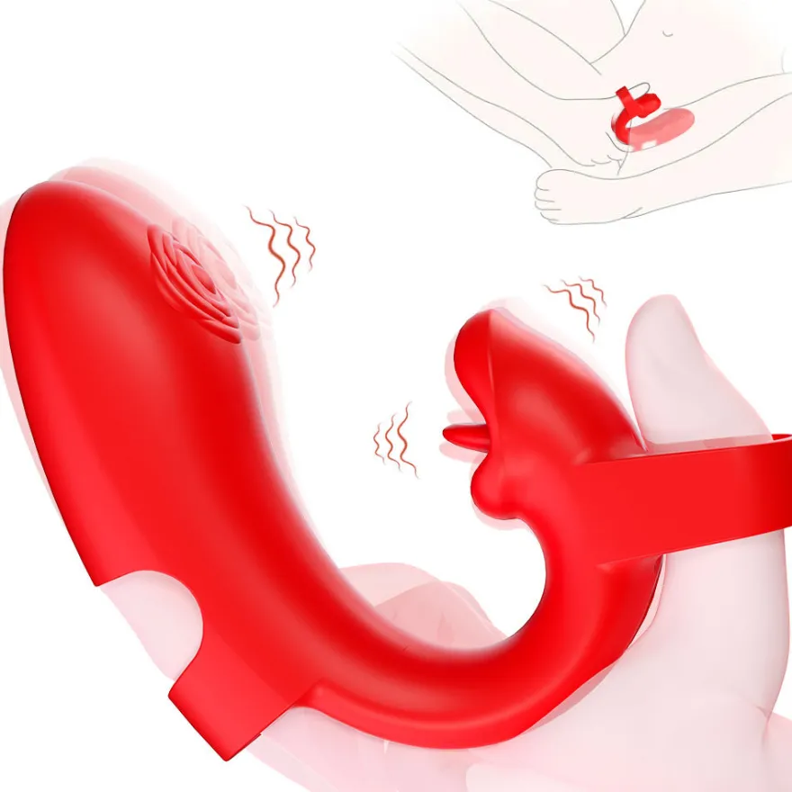 Vibrator Stimulation Klitoris Wasserdicht USB GM-538 Rot