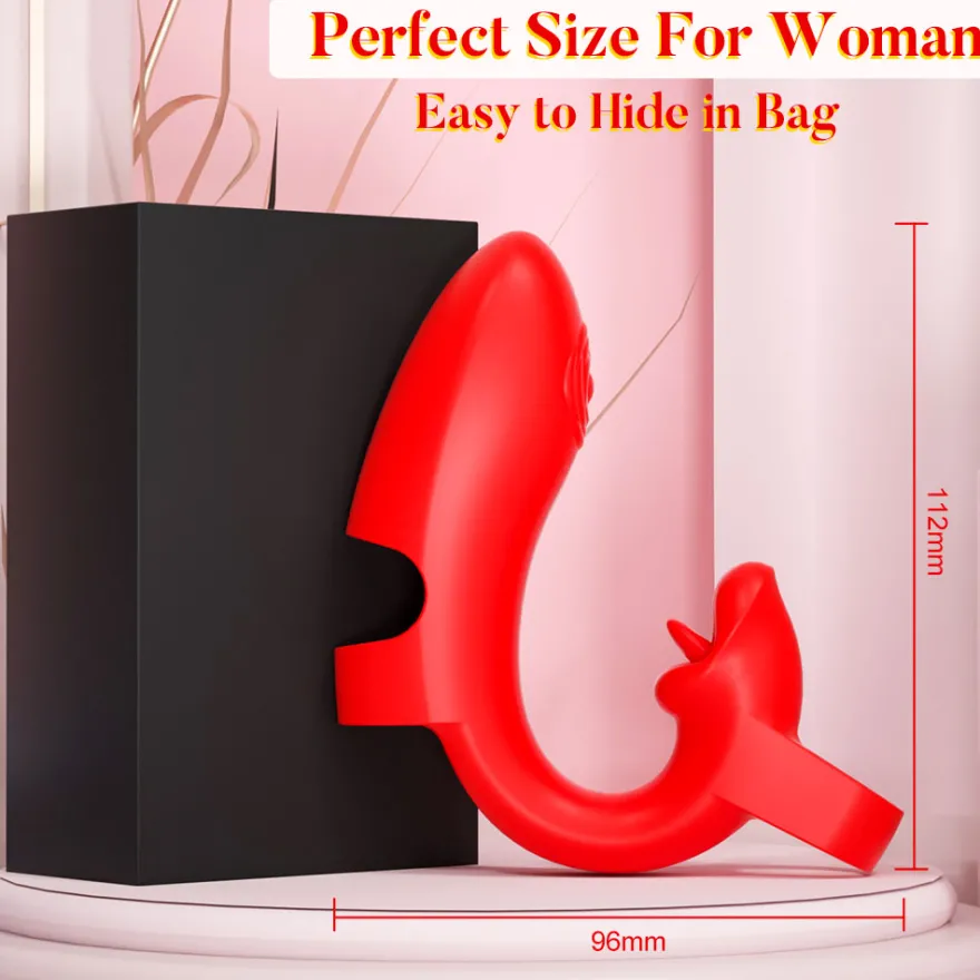 Vibrator Stimulation Klitoris Wasserdicht USB GM-538 Rot