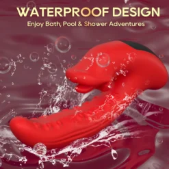 Vibrator Stimulation Klitoris Wasserdicht USB GM-565 Rot