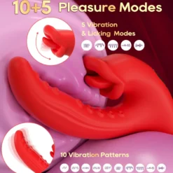 Vibrator Stimulation Klitoris Wasserdicht USB GM-565 Rot