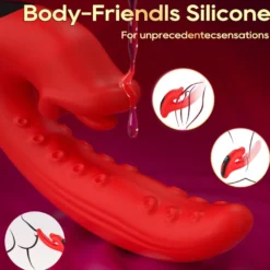 Vibrator Stimulation Klitoris Wasserdicht USB GM-565 Rot