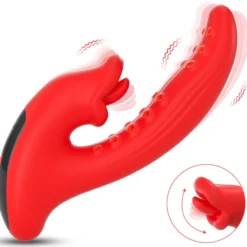 Vibrator Stimulation Klitoris Wasserdicht USB GM-565 Rot