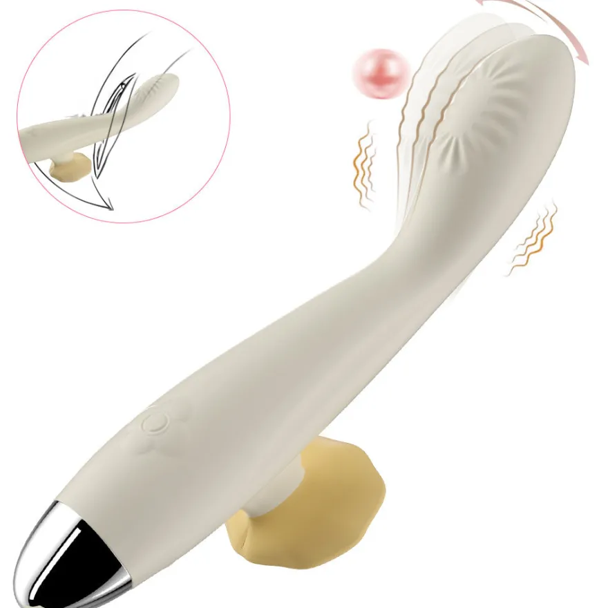 Vibrator Stimulation Klitoris Wasserdicht USB GM-559 Weiß
