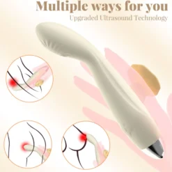 Vibrator Stimulation Klitoris Wasserdicht USB GM-559 Weiß