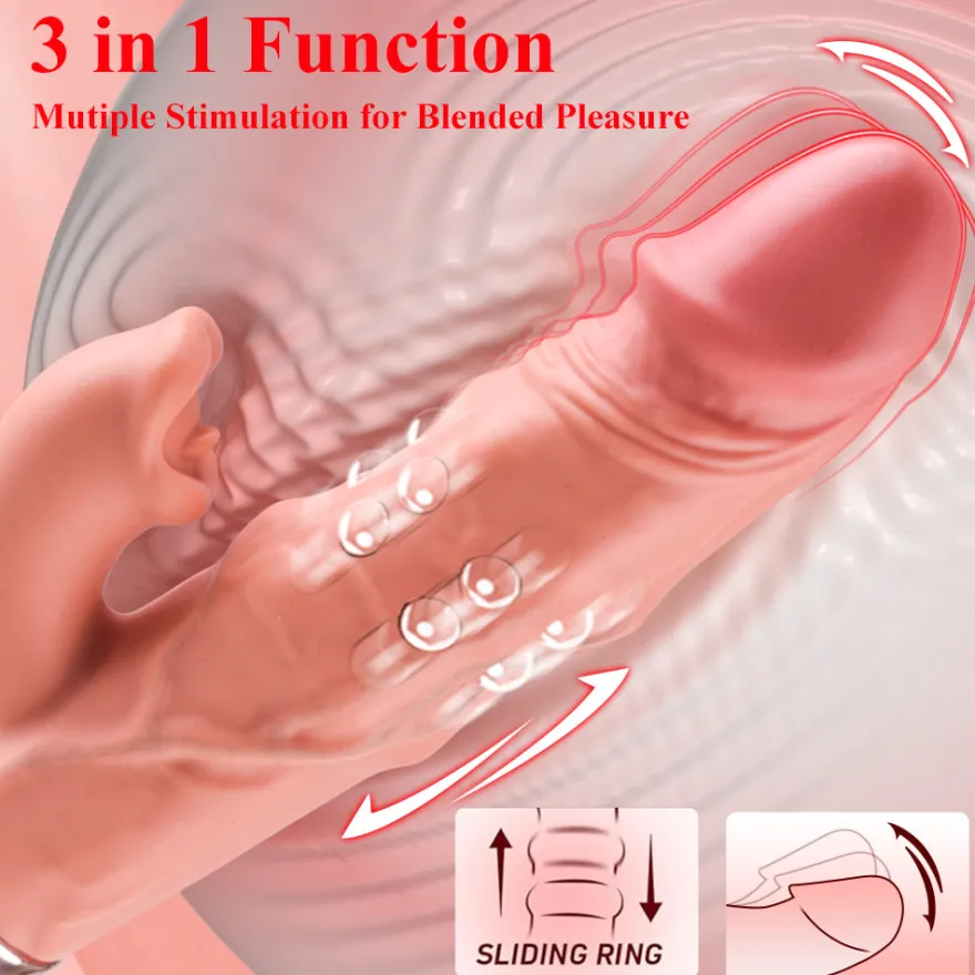 Vibrator Stimulation Klitoris Wasserdicht USB GM-542 Weiß